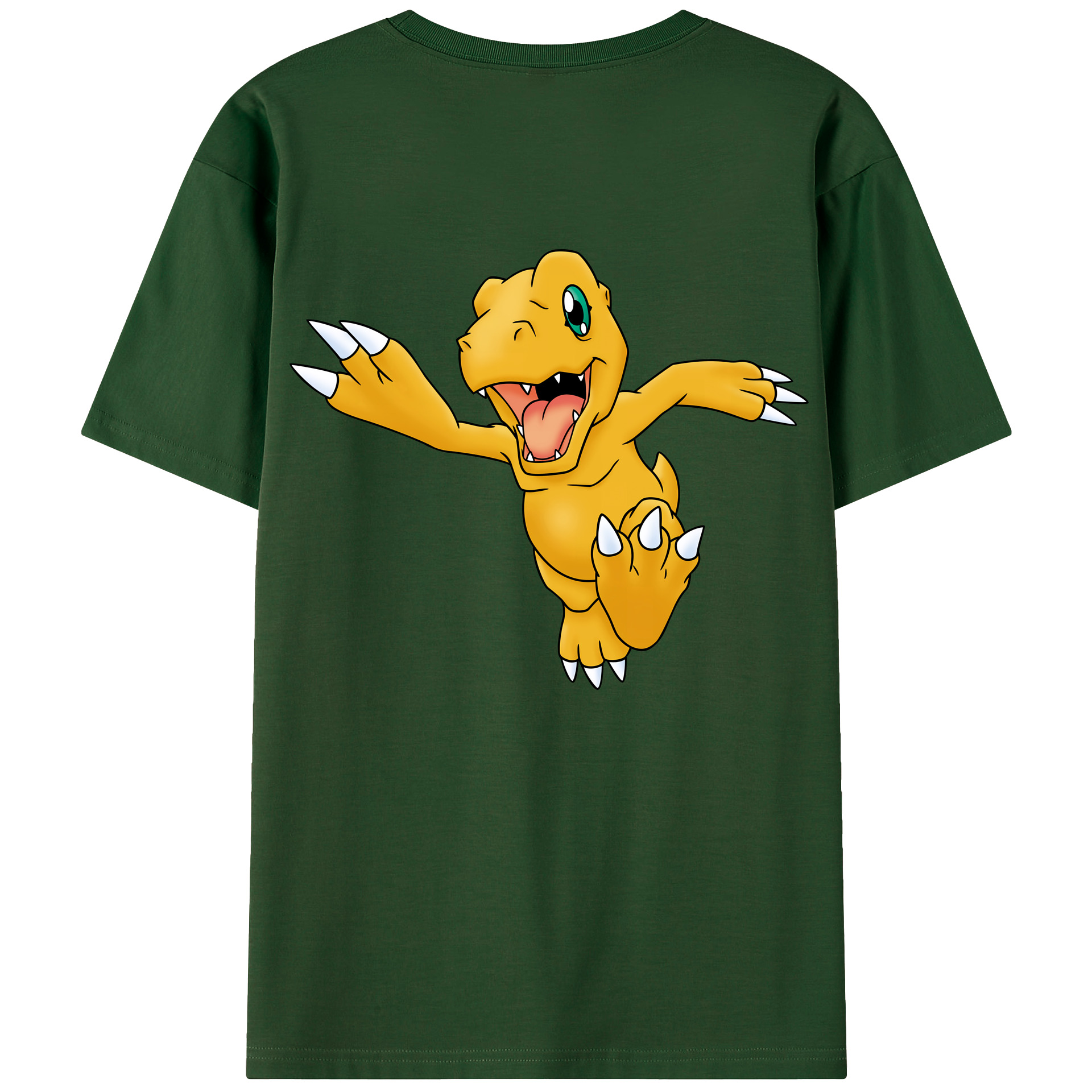 （画像用） Digimon デジタルモンスター/デジモン 綿100％半袖Tシャツ（背面プリント）